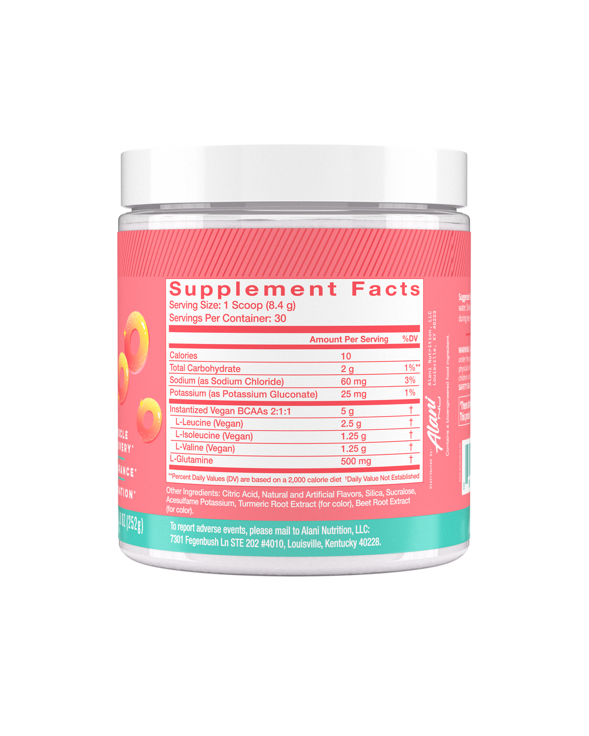 bcaa - sour peach rings